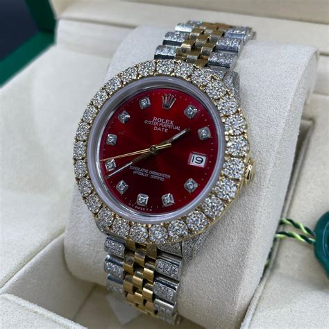 bust down rolex red face replica|audemars piguet bust down price.